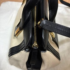CHLO? Alice Leather Handbag Black Women #QYEL2F
