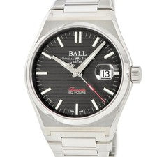 BALL WATCH Roadmaster M Percivia NM9052C-S1CJ-BK Black Date Men's Watch #QY90A7