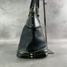 LOUIS VUITTON Lockit PM Suhali M91888 Handbag Black #QYDZ3D