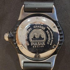 SEIKO PULSAR Solar Diver 200m Water Resistant, Stored in a Dehumidifying #QY903C