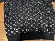 Louis Vuitton Monogram Gradient Hoodie Black S New with Tags