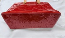 LOUIS VUITTON LOUIS VUITTON Vernis Lead PM Red, Patent Leather #QYBLRT