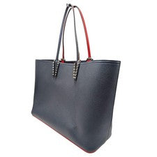 CHRISTIAN LOUBOUTIN tote bag, navy x red studs #QYHSG6
