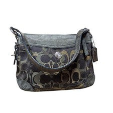 COACH Hobo One-Shoulder Bag Signature Y2K 7035 #QY00AL