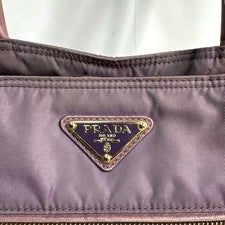 PRADA Nylon Purple Shoulder Bag #QYGB4T