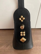CHRISTIAN LOUBOUTIN 2-way Shoulder Bag CARASKY, Black, Leather #QY4I3R