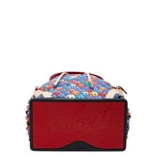 Christian Louboutin Explorer Funk Skull Backpack, Multicolor Nylon #QY1ABS