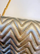 MIU MIU Matelasse shoulder bag gold