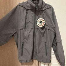 Louis Vuitton 19AW Back Logo Zip Hoodie Charcoal Pre-Owned
