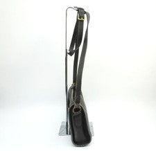 Old Coach 09834-307 Leather Shoulder Bag, Black @OH26 #QY1XX1