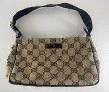 GUCCI GG Canvas Handbag Shoulder Bag #QYH6O5