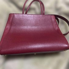 FENDI Toujours 2-way handbag Red Leather Women #QYF0SE