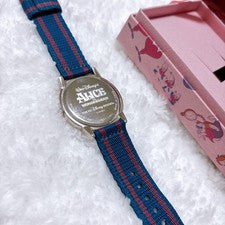 Showa Retro style, with box, Disney official Cheshire Cat wristwatch #QY0G63