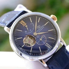 ORIENT STAR limited winding watch, navy #QY00D2