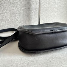 Old Coach Shoulder Bag, Black, Made in USA, Leather #QYJY92
