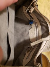 LOUIS VUITTON Selene White Mahina Leather Handbag #QYKTCT