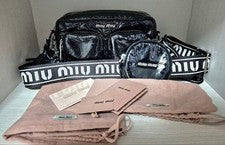 [Good Condition] Miu Miu Patent Leather Shoulder Bag Pouch
