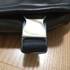 Classic PRADA Leather Shoulder Bag, Deadstock Black #QYFVE3