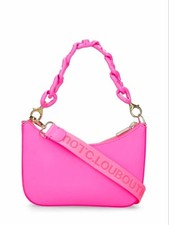 CHRISTIAN LOUBOUTIN Rubila Chain Mini Shoulder Bag, Pink, 2-Way, Storage #QY42MN
