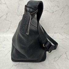 Old Coach 4927 Grained Leather Shoulder Bag, Bucket Style, Black #QYBKZZ