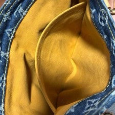 LOUIS VUITTON Monogram Denim Flat Shopper Bag #QYGI8R