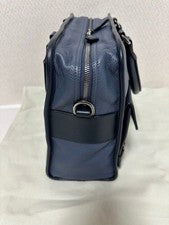LOEWE Cruz 2-Way Handbag/Shoulder Bag Blue Leather #QY8DZL