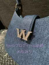 ALEXANDER WANG Logo Denim Bag #QY5TA6