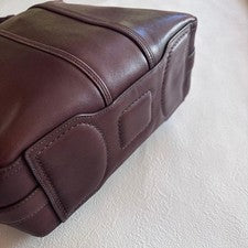 Oldcoach Soho Hobo Leather Bag Brown #Qy13A5