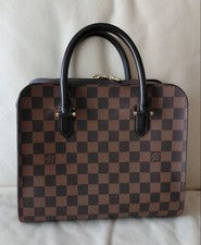 LOUIS VUITTON Damier Ebene Handbag #QYELP1