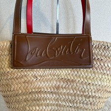 CHRISTIAN LOUBOUTIN Rubijota Basket Bag Tote Bag, Leather #QYA2OB