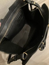 Saint Laurent black leather handbag #QYFNIS