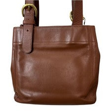 Old COACH Leather Bucket Bag Brown Vtg #QY6FNN