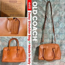 OLD COACH 4410 2-way Shoulder Bag, Handbag, Brown #QYL87O