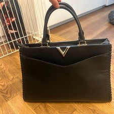 Louis Vuitton handbag, black Very Zip Tote #QY85O6
