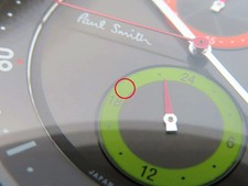 Paul Smith BH2-049-50 Church Street 2019 model, stainless steel, leather #QYINB5