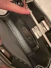 FENDI Pikaboo Small 2-Way Handbag Shoulder Bag Silver #QYDBA4