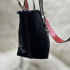 Christian Louboutin tote bag, shoulder bag, frangibus, black #QY8KOT
