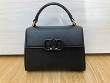 Valentino V-Sling Grain Calfskin Small Handbag #QYKUBQ