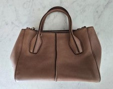 TOD'S (Tod's) Taupe Beige Brown Bag #QYGCDU