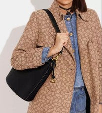 COACH Dakota Bucket Bag CH726 Black #QY0FZ6