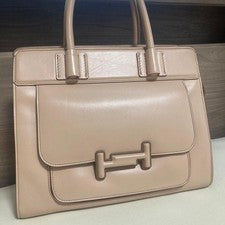 TOD'S Double T Bag, Pink Beige #QYKLJI