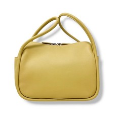 Prada handbag, Darling, light yellow leather, women's brand #QYJ447