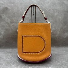 DELVAUX Pin Mini Bucket Bag Leather #QYI27D
