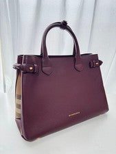 Burberry Mahogany Red 2-way Bag #QY8D8J