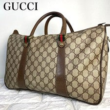 Gucci handbag, Boston bag, GG Sherry line, Classic. #QY5LKT