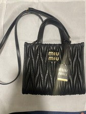 Miu Miu Matelassé Leather Handbag #QY38SV