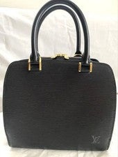 LOUIS VUITTON Epi Pont Neuf Handbag, Black Epi Leather #QYBT86