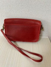 COACH Old Coach Leather Shoulder Bag, Red Women #QY2T11