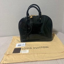 LOUIS VUITTON Alma PM Blue Nuit Green Women #QY25E7