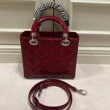 DIOR Lady Dior Red Calfskin Women #QYGIAU